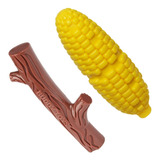 2 Uni Mordedor Pet Buddy Toys Resistente Graveto Milho Nylon