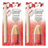 2 Unid. Difusor De Ambientes Secar 100ml Sensual Afrodisíaco