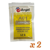 2 Unid Fermento Levedura Angel A01