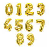 2 Unid Numero 32 Pol Dourado