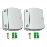 2 Unid Sensor Magnético Sem Fio Intruder Ecp 433,92mhz +bat.