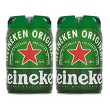 2 Unidades Barril Chopp Cerveja Heineken Original 5 Litros