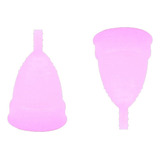 2 Unidades Coletor Menstrual Reutilizável De Silicone