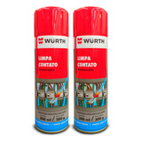 2 Unidades Limpa Contato Spray Wurth Eletrônico 300ml