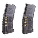 2 Unidades Magazine Airsoft Ares Amoeba Pro Midcap 140bbs M4