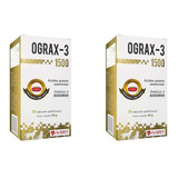 2 Unidades Ograx-3 1500mg 30 Capsulas