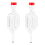 2 Válvula Airlock Tipo S Fermentação Cerveja Artesanal Co2