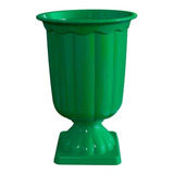 2 Vaso Grego Verde Decoração De