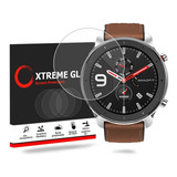 2 X Películas De Vidro Temperado Para Amazfit Gtr (47mm)