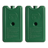 2 X Placa Gelo Artificial Reutilizável Rígido Termogel 400ml