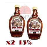 2 Xarope Bordo Maple Syrup Panqueca 15% 250ml 