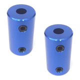 2 Acoplamento Rigido Modelo 14x25mm Furos 5mm X 8mm Aluminio