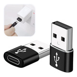 2 Adaptador Tipo C Usb Para iPhone Carregar Computador Carro