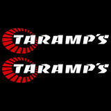 2 Adesivo Taramps Pequeno Som Carro 26cm X 6 2cm Branco