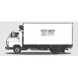 2 Adesivos Caminhão Van Vuc Utilitário Bau Frete E Carreto