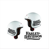 2 Adesivos Capacete Harley Davidson Fat Boy Deluxe Heritage 