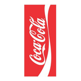 2 Adesivos Envelope De Geladeira Coca Cola 62x210 Cm