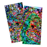 2 Adesivos Sticker Bomb Tuning Carro Moto Holográfico Rf 01