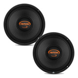 2 Alto Falante Medio Grave 8 Polegada 450w Rms 8 Ohms Triton