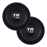 2 Alto Falante Woofer Triton 12 600w 620 Rms 4 Ohms Tr 620