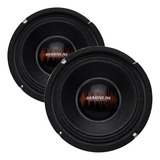 2 Alto Falantes Woofer Magnum Profissional 150w Rms 6 Pol