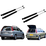 2 Amortecedor Vidro 2 Tampa Mala Traseira Peugeot 206 Sw