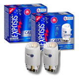 2 Aparelhos Repelente Elétrico Refil Exposis Casa 32 9ml