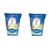 2 Areia Silica Chalesco Grossa Para Gatos 1 8kg