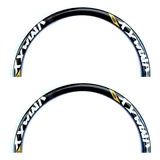 2 Aros 26 Vmaxx Folha Paredão 36 Furos P freio À Disco Vzan Cor Preto