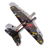 2 Avião Planador Voo Livre Médio Cores Sortidas Resistente Coloridos