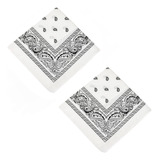 2 Bandanas Várias Cores Lenço Feminino Masculino