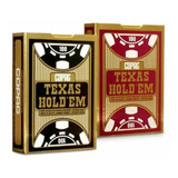 2 Baralhos Copag Texas Holdem 100 Plástico Poker