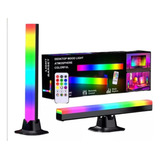 2 Barra Led Rgb Gamer Sensor Rítmica Musica C controle Base