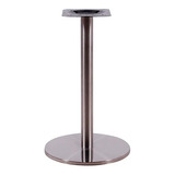 2 Base De Mesa Inox Redonda Para Tampos De Até 100cm Or 2202