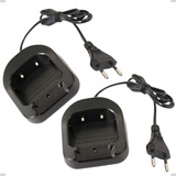 2 Base Fonte Carregador P Radio Comunicador Baofeng Uv 82