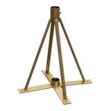 2 Bases 60cm Para Torre Telescópica De 15mts Bicromatizada