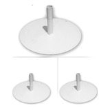 2 Bases De Ferro Para Coluna Ou Torre De Baloes 21cm Cada