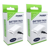 2 Baterias Cabo Carregador Branco Controle Xbox One s x