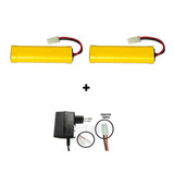 2 Baterias Carrinho 7 2v 1800mah Sc 1 Carregador 7 2v 800