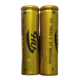 2 Baterias Recarregável 18650 Forte Mah 3 7v Lanterna Tatica
