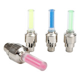 2 Bicos Pino De Válvula Led Neon Roda Bicicleta Moto Bike