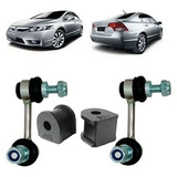 2 Bieleta 2 Bucha Barra Est Traseira Honda New Civic 07 11