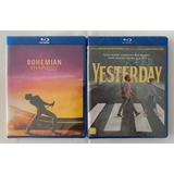2 Blu ray Bohemian Rhapsody Yesterday Lacrados De Fábrica 