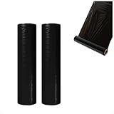 2 Bobinas Filme Stretch Preto 500 X 0 25 Total 200 Metros