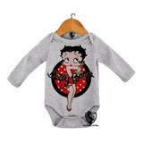 2 Body Bebê Baby Roupa Nenê Betty Boop Petit Poa Bolinhas