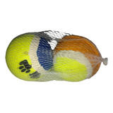 2 Bola De Tenis Pet Ativo Brinquedo Atóxico Não Comestível