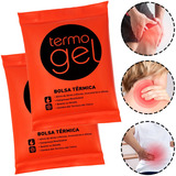 2 Bolsa Térmica Compressa Água Quente E Fria Termogel 350ml