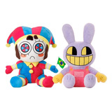 2 Bonecos De Brinquedo O Incrível Circo Digital Pomni Jax A