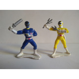 2 Bonecos Power Rangers Miniaturas