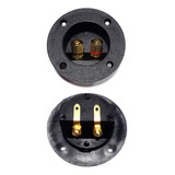 2 Borne P Caixa Home Theater Torre Aceita Plug Banana